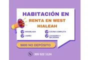 CUARTO EN RENTA en Hialeah