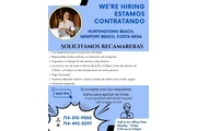 Se solicita recamarera Hotel en Orange County