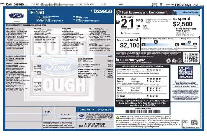 $32700 : Ford F-150 2023 4x2 XL 4dr S image 3
