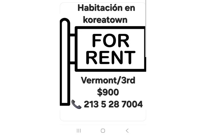 $900 : Cuarto Vermont/3rd koreatown image 1