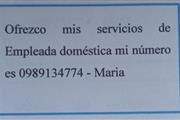 Ofrezco mis servicios de emple en Quito