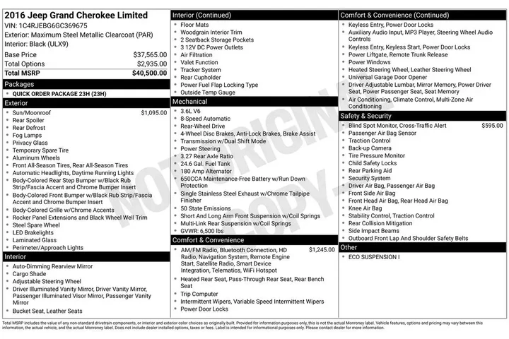 $7900 : Jeep Grand Cherokee 2016 4x2 image 3