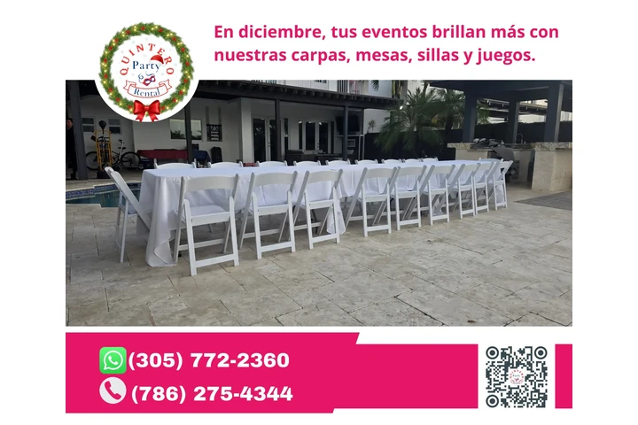 Alquiler de sillas mesas miami image 1