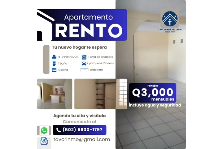 $380 : Rento apartamento Bosques Sn N image 1