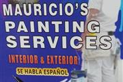 Mauricio's painting en Dallas