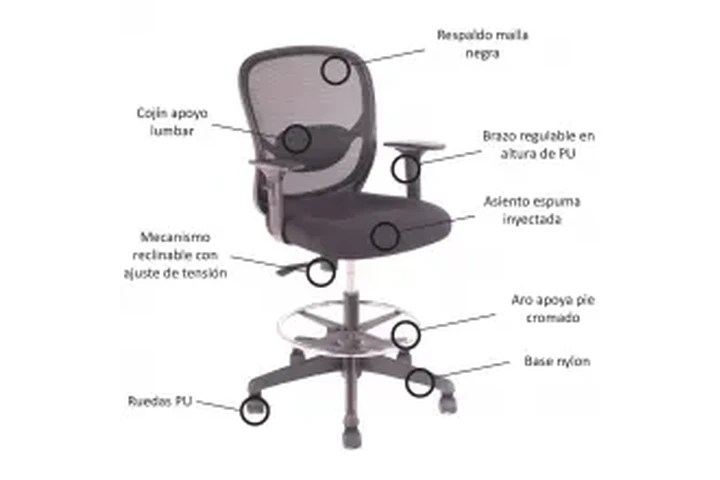 Sillas de Cajero: Ergonomía image 4
