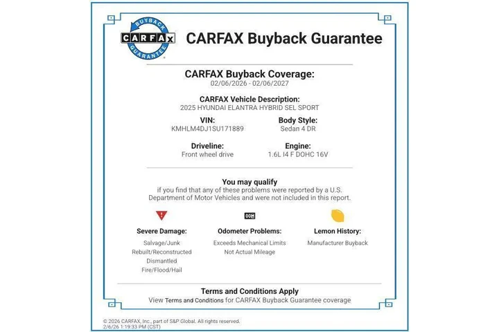 $23995 : Hyundai ELANTRA Hybrid 2025 image 2