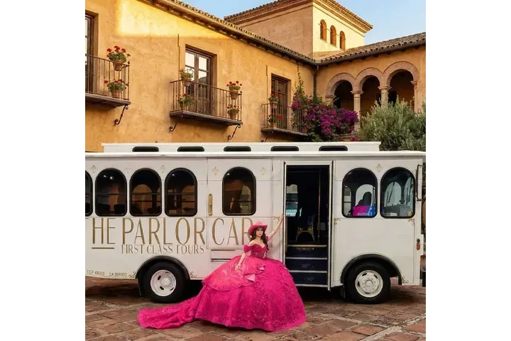 PARLOR CAR TROLLEY PARTY BUS image 2