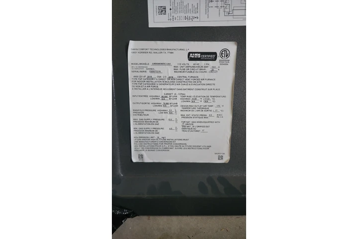 $695 : FURNACE GOODMAN image 4