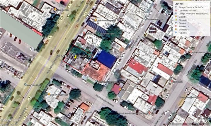 $17900000 : TERRENO CON EDIFICIO MOCHIS image 1