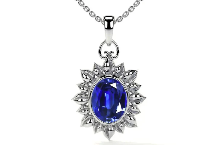 $5258 : Tanzanite Pendant in Oval Cut image 1