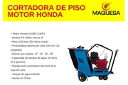 Cortadoras de piso JF-HONDA en San Salvador