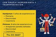 SOLICITO HANDYMAN Y PINTORES en Los Angeles