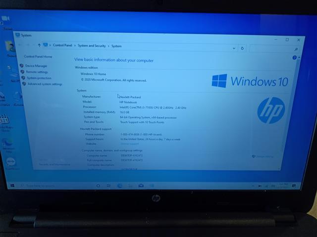 HP Laptop Intel 7th GEN $300 image 4