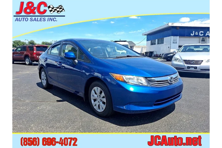 $9800 : 2012 Civic LX sedan image 1