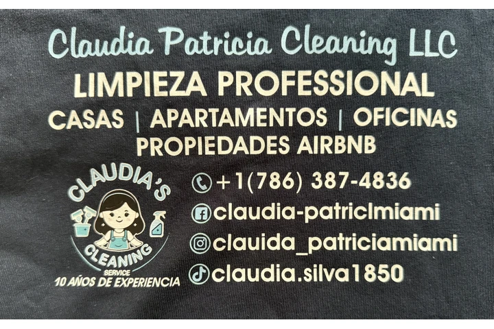 Hola soy Claudia cleaning LLC image 1