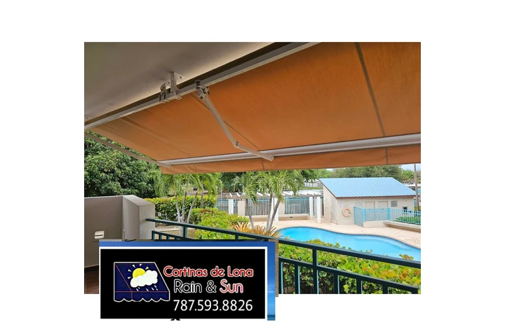 $1 : Cortinas de lona Rain and Sun image 2