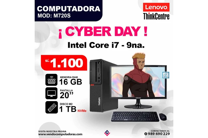 PC LENOVO THINKCENTRE Core i7 image 5