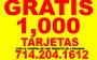 GRATIS 1,000 TARJETAS
