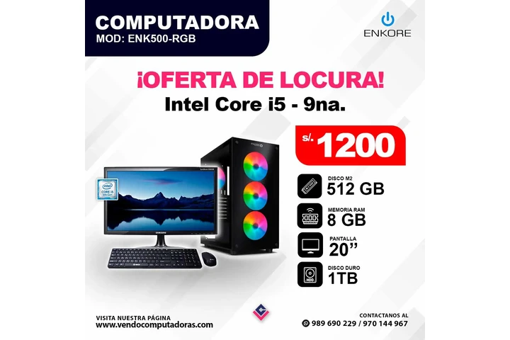 PC Intel Core i5 - 9na. image 1