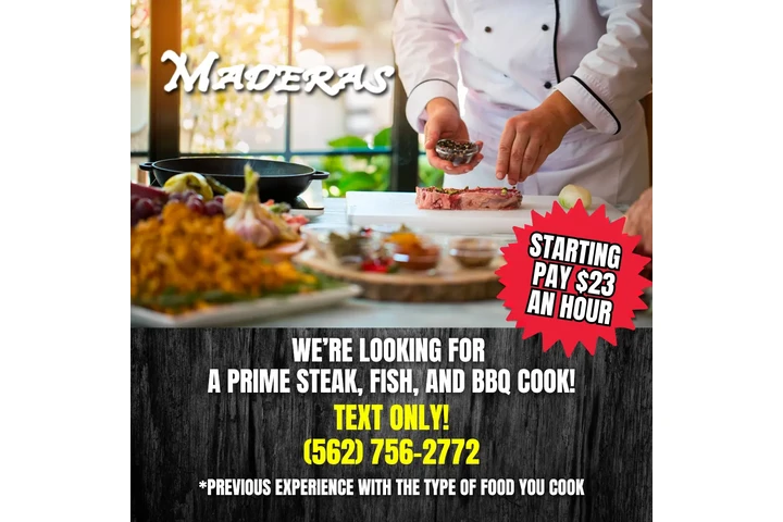 HIRING EXPERIENCED COOK image 1