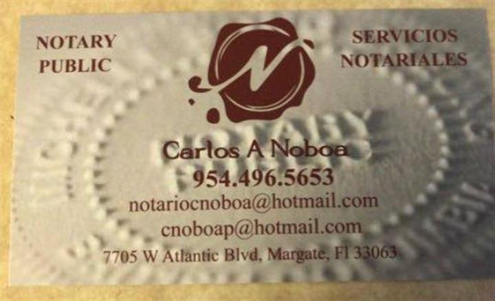 Carlos Noboa Notary Public image 2