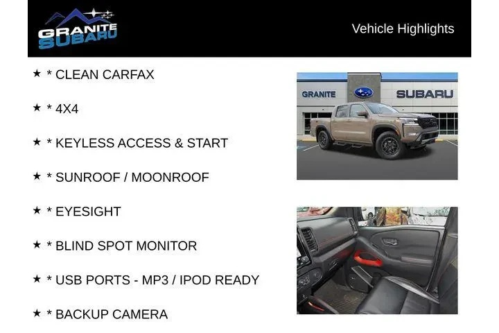 $35490 : Nissan Frontier 2023 4x4 PRO image 2