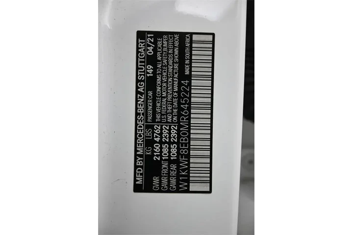 $21244 : Mercedes-Benz C-Class 2021 A image 4