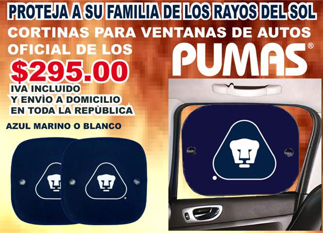 $295 : CORTINAS PARA AUTO PUMAS image 2