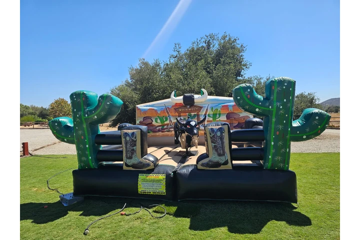 Rustic tables-bounce house image 5