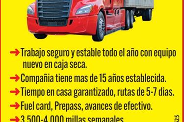 🚚 BUSCAMOS CHOFERES CLASE: A en Riverside