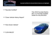 $19833 : Hyundai ELANTRA 2024 SEL 4dr thumbnail