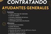 SOLICITAMOS AYUDANTES GENERAL en Monterrey