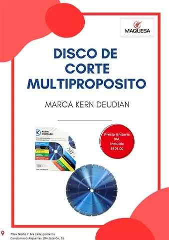 $101 : Discos Multipropositos 14 Pulg image 1