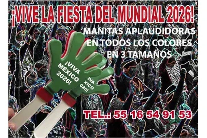 $1 : APLAUDIDORES DE MANITAS DE PLA image 1