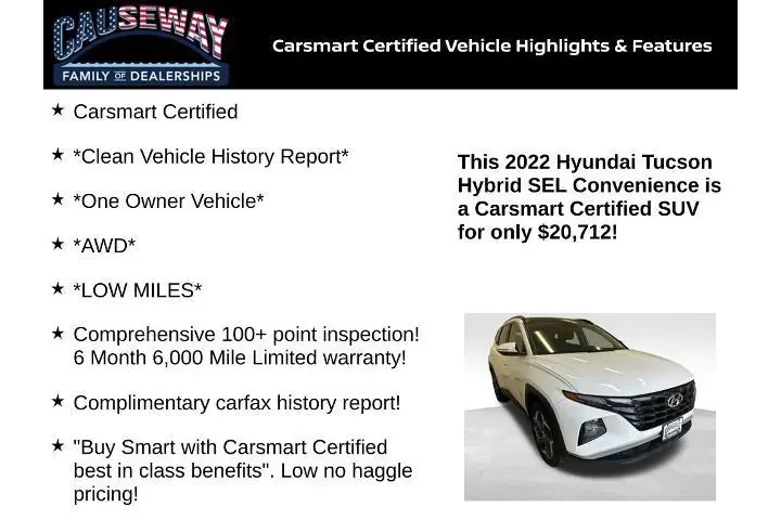 $20712 : Hyundai TUCSON Hybrid 2022 A image 2