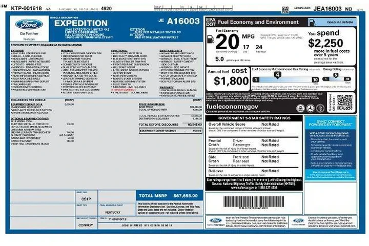 $25433 : Ford Expedition 2018 4x2 Lim image 2