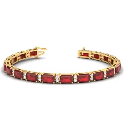 $9442 : Sale on Ruby Diamond Bracelet image 1