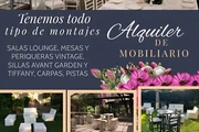 Renta de salas lounge y carpas en Mexico DF