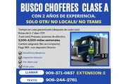 🚚 BUSCAMOS CHOFERES CLASE: A en Los Angeles