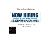 VACANTES ABIERTAS en Orange County