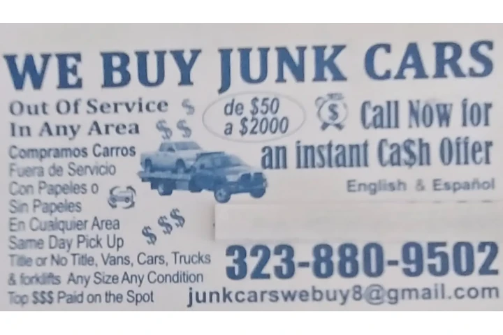 CASH POR SU CARRO PARA JUNK. image 1
