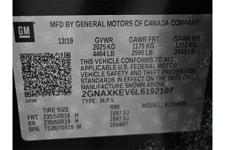 $19836 : Chevrolet Equinox 2020 LT 4d image 8