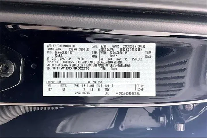 $37736 : Ford F-150 2022 4x4 XLT 4dr image 6