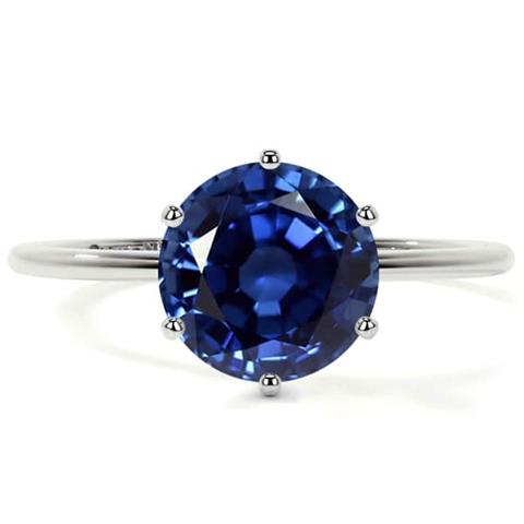 $1553 : Blue tanzanite engagement ring image 1