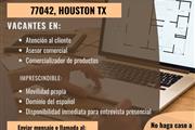 Vendedor / asesor comercial en Houston