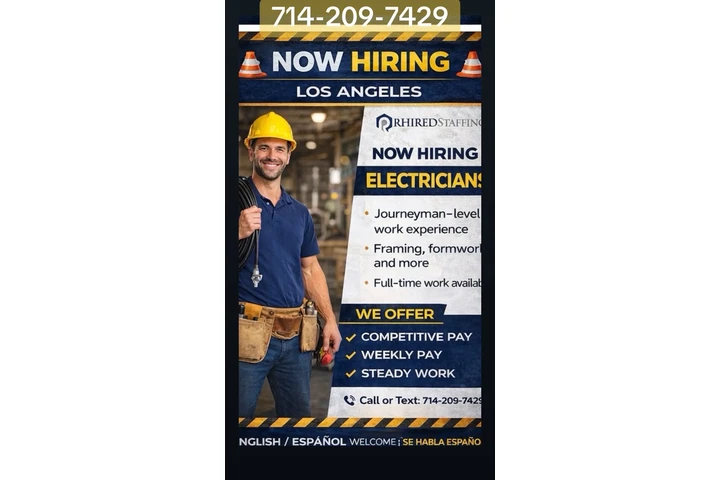 Now hiring Trademen 20 to 40. image 4