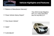 $32117 : Honda Ridgeline 2023 AWD RTL thumbnail