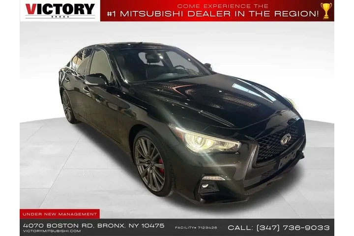 $29695 : INFINITI Q50 2022 AWD Red Sp image 3