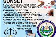 Servicios legal a salvadoreños en Los Angeles